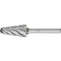 Pferd Carbide Bur - 14° Taper, ALU Cut - 5/8" x 1-5/16" x 1/4" Shank - SL-6 25185